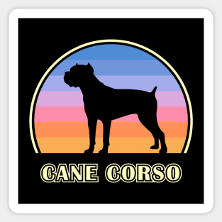 Cane Corso Vintage Sunset Dog Sticker